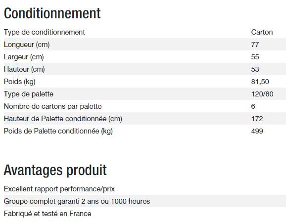 Équipement électrique Phoenix 6300 C5 pour production d'énergie