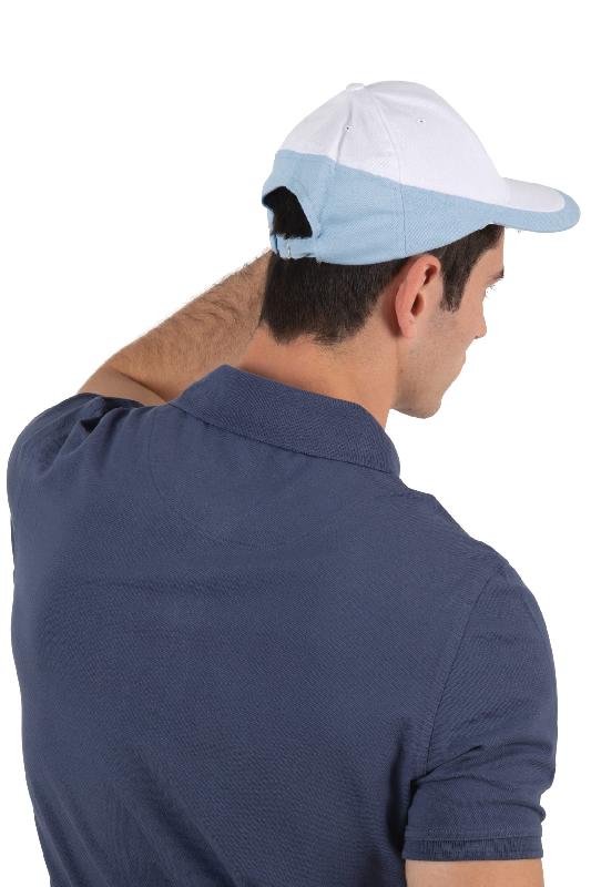 Racing - Casquette bicolore 6 panneaux - 100% coton sergé brossé épais - Réf: KP045_4