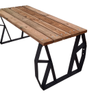 Table pique nique Kompose en Douglas - Table Lg : 194 cm - Plateau La : 76.5 cm - Assise Ht : 44 cm_4