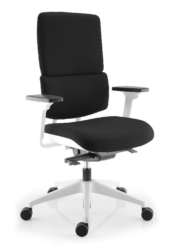 Fauteuil de bureau Wi Max avec coque blanche - Sokoa. - Non, Noir 009_4
