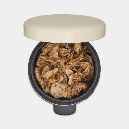 Poubelle à pédale newIcon 12 litres Soft Beige - Brabantia - Volume S - Couvercle soft-close - Anti-odeurs_4