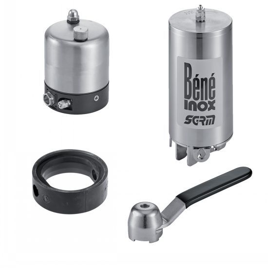 Vanne papillon en inox pour circuits fluides dans l'agro-alimentaire