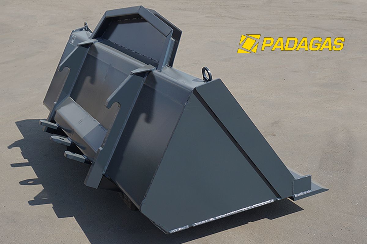 KTC-110 - Godet de construction Padagas - capacité 1,1 m3 - compatible Faresin, Merlo, Manitou_4