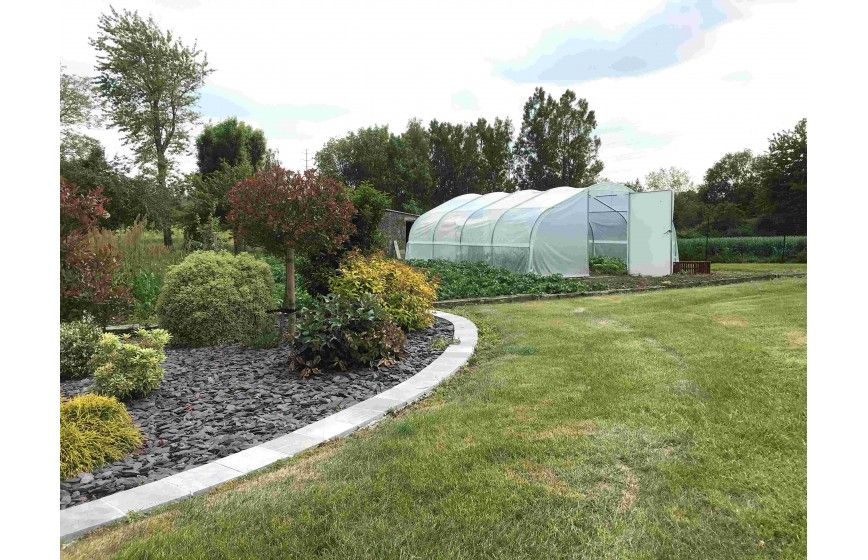 Serre de jardin avec un pied droit de 1,20m - 5ème SAISON_5
