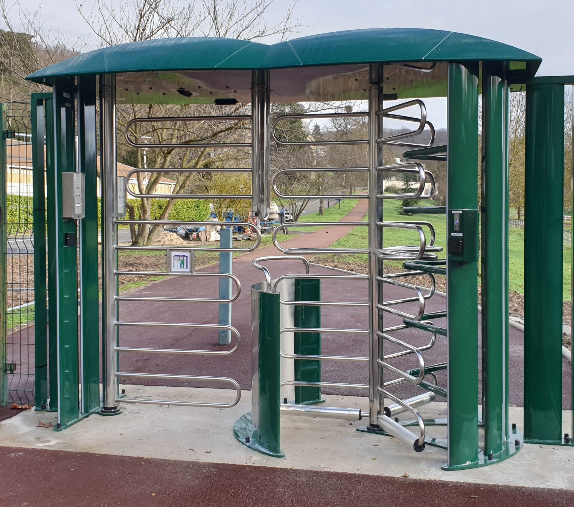 Tourniquet Passe-Vélos TS 120 PMR-V - avec portillon motorisé et passage PMR_5