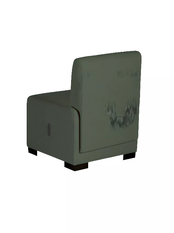 Canapé 1 place vert forêt_4