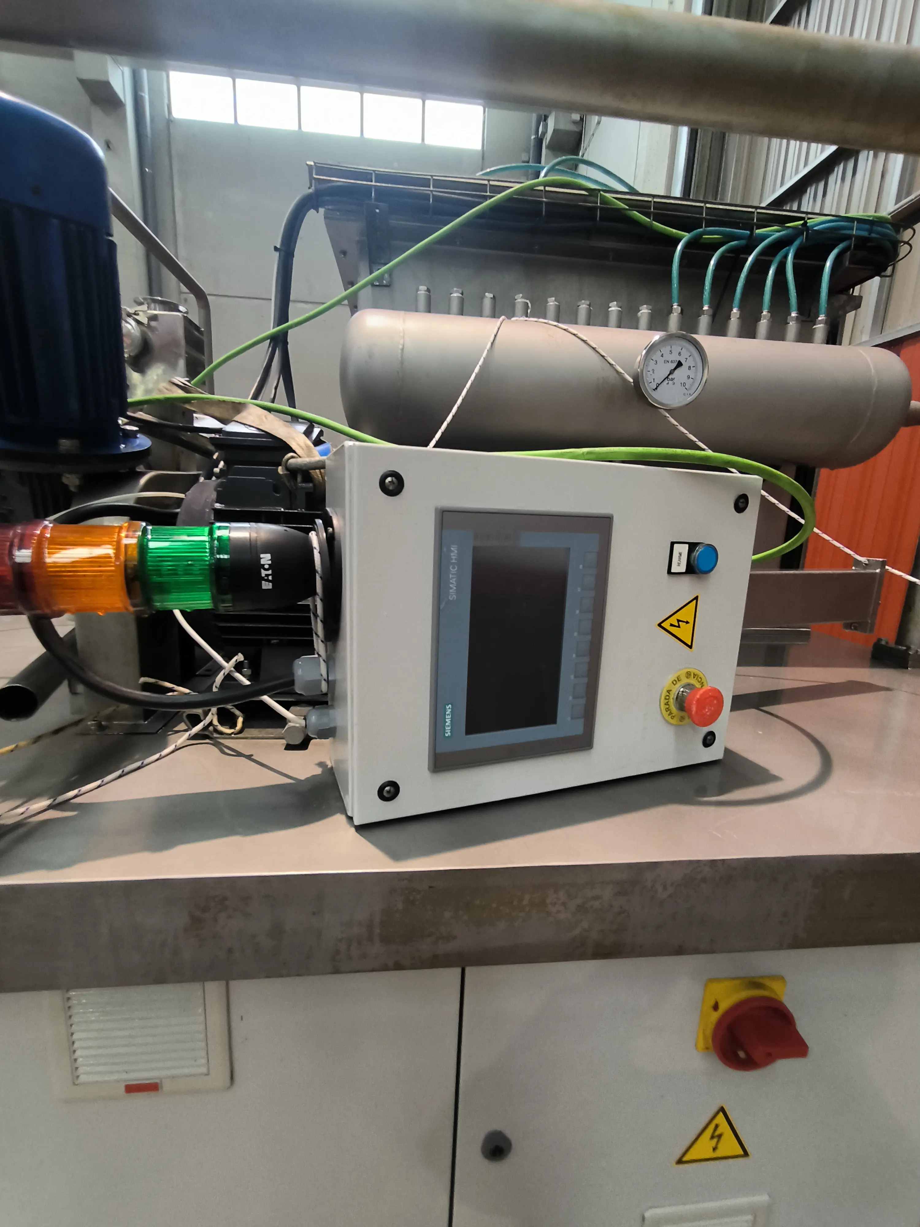 Moulin à broches attp k-160 inox skid 316 + filtre à manchon + trémie d'occasion - C8380_4