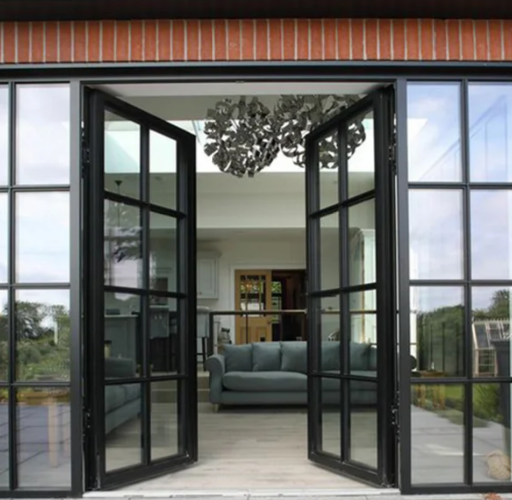 Fenêtres et portes en profilés alu et charnières invisibles - Menuiseries ultra fines sur-mesure - REYNAERS SLIM LINE 38 - GRI Fabricant_4