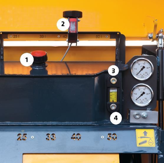 Combiné à bois de chauffage Titan 43/20J - Uniforest - diamètre de coupe max 43 cm - longueur des bûches 25 à 50 cm - force de fendage 20t - joystick électronique_4