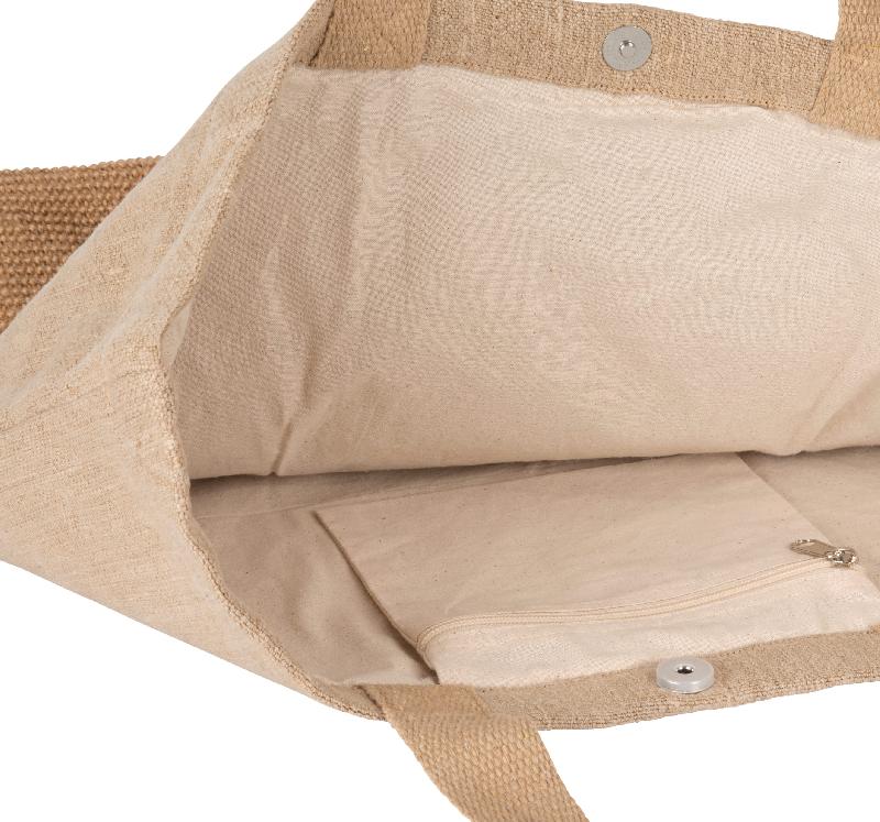 Sac en toile de jute souple et doux - Réf: KI0754 - Marque Kimood_4