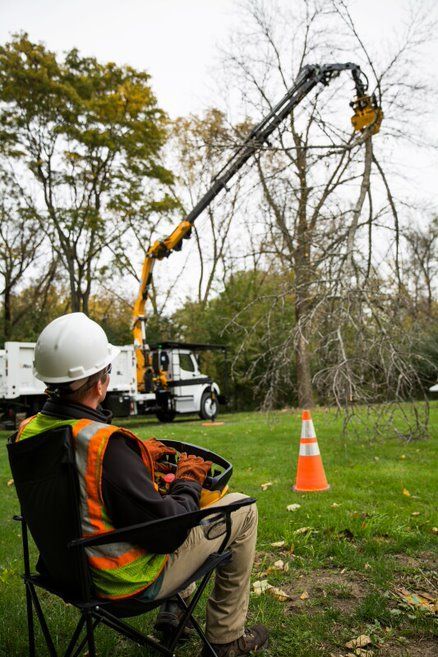 Équipement forestier multifonction pour grues et pelles