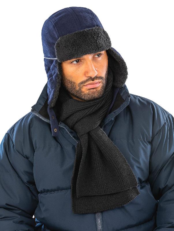 Chapeau Ocean Trapper - Réf: RC032X - 100% polyester, polaire intérieure, détails réfléchissants, ajustable_4