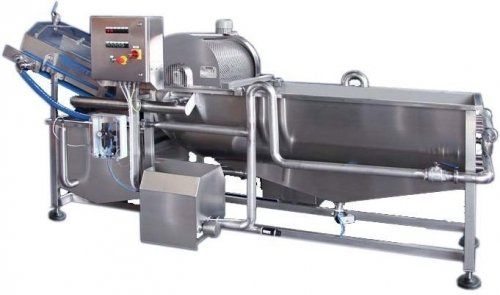 Laveuses industrielles alimentaires - Tecnoceam - 500 à 5000 kg/h - lavage à barbotage avec extraction par ruban percé_4