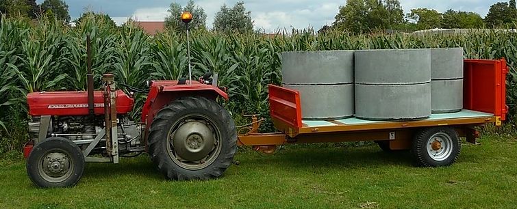 Gv 40 br benne agricole à ridelles démontables - devès - charge 4 t_4