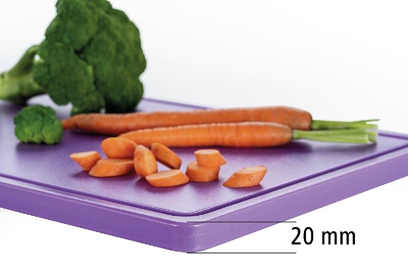 Planche à découper PRO 53x32 W-R A120511 Bartscher - Violet_4