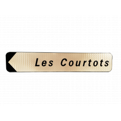 Panneau directionnel D29b1 - Lieux-dits - Indication de direction pour fermes et hameaux_4