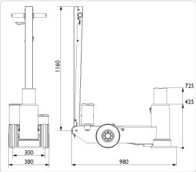 65-1h - crics hydropneumatiques - ac hydraulic - capacité : 65 t_4