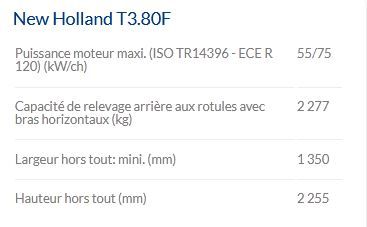 T3.80F Tracteur agricole - New Holland - 75 ch - compact et polyvalent pour vergers et vignobles_4
