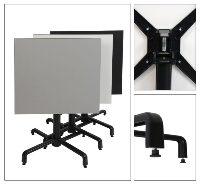 Table Grenadine avec plateau fabriqué en France