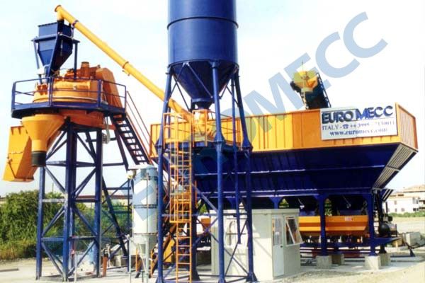Euro Mix/MP centrale à béton - Euromecc - 10 à 88 m3/h - béton de haute qualité pour préfabrication_4