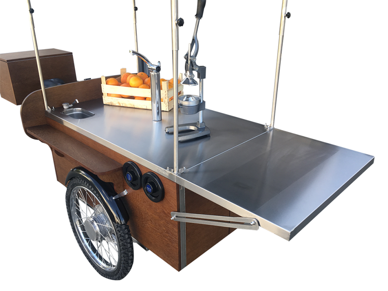 Triporteur professionnel pour la vente de jus et limonade_4