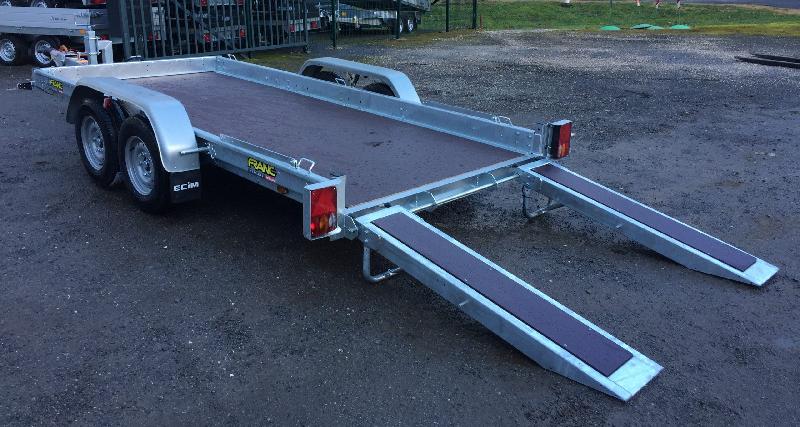 Remorque porte-engins - 3,55 x 1,72m - 3500 kg - timon réglable - franc peg35d tak350af_4