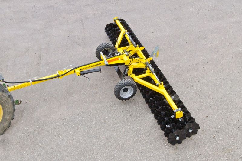 Cutterpack CT - Rouleau agricole BEDNAR - largeur de travail 4,6 à 6,3 m - disques autonettoyants et timon télescopique_4