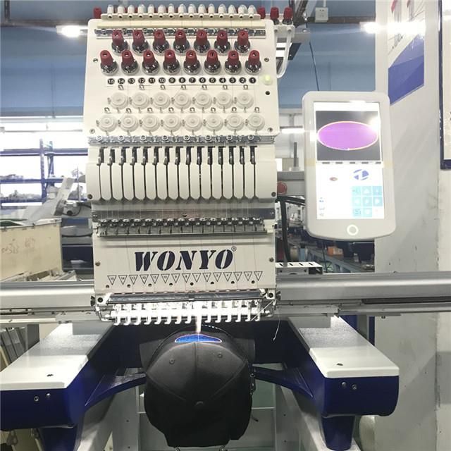 Brodeuse industrielle - Shenzhen Wanyang - 15 aiguilles - Tête simple pour monogrammes_4