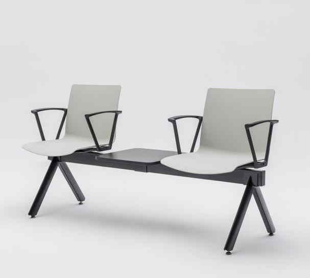 Sheila - Poutre d'assises modulable en polypropylène - 2 à 4 places extensibles avec options de personnalisation_4