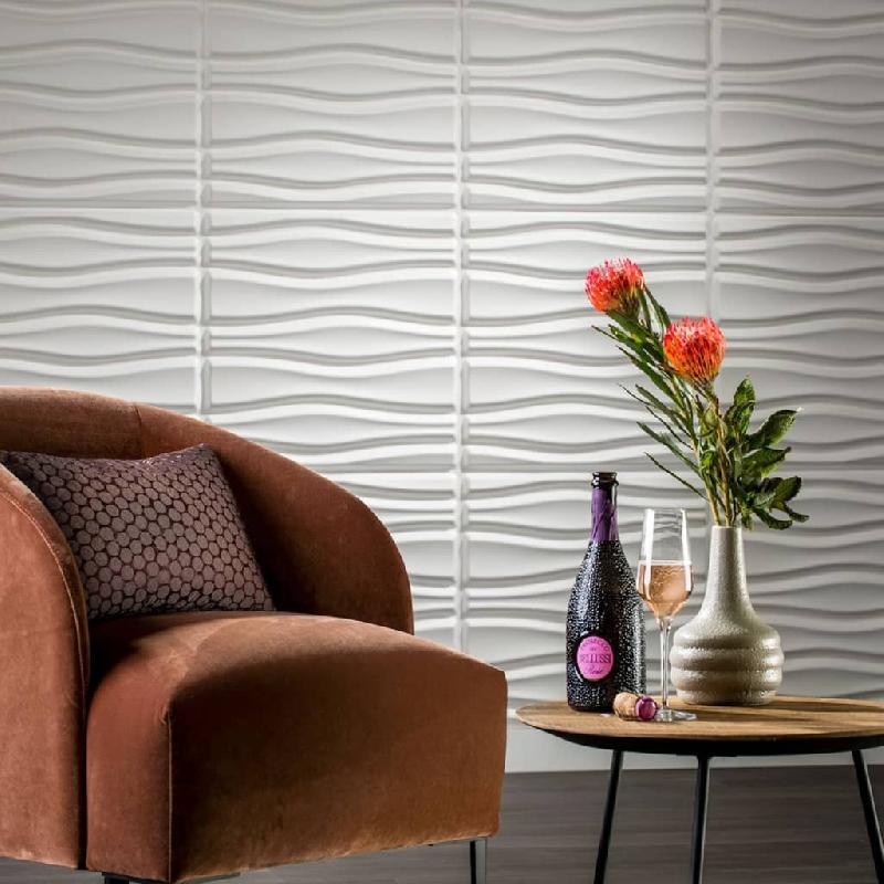 Wallart panneaux muraux 3d flows 12 pcs ga-wa14 412828_4