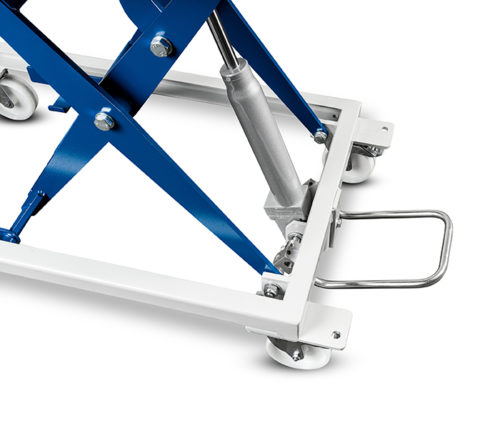 Table élévatrice - Plan de travail en tôle pleine - PEGASE - Charge 300 kg - Hauteur réglable 400 à 1 010 mm_4