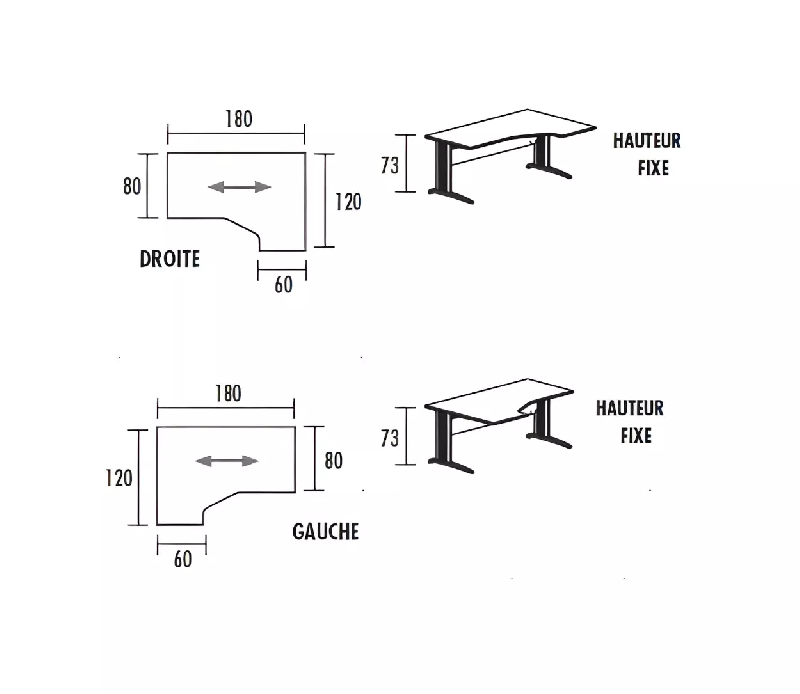 Bureau d'angle compact avec goulotte passe-câbles So Enix_4