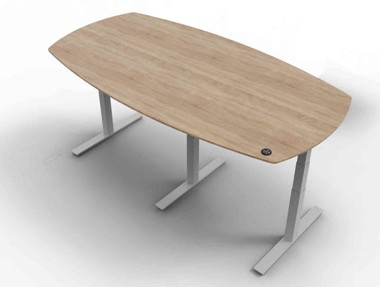 Bureau motorisé MEETDESK - idéal pour réunions dynamiques - Hauteur ajustable 65 à 130 cm - 2 moteurs - Garantie 5 ans_4
