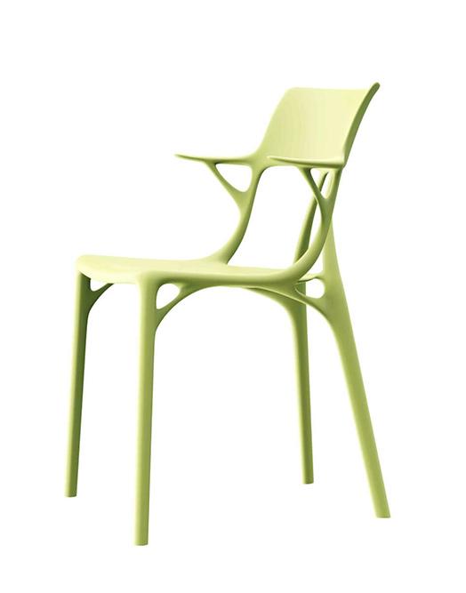 Chaise de restaurant AI - Starck - design par intelligence artificielle - matériau 100% recyclé_4