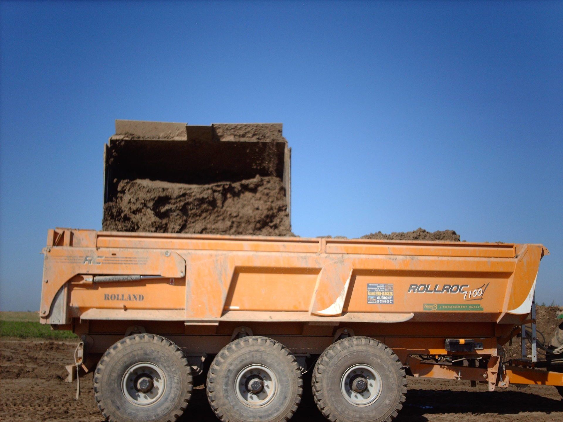 Rollroc 7100 - bennes tp - rolland - charge utile approximative : 22600 kg_4