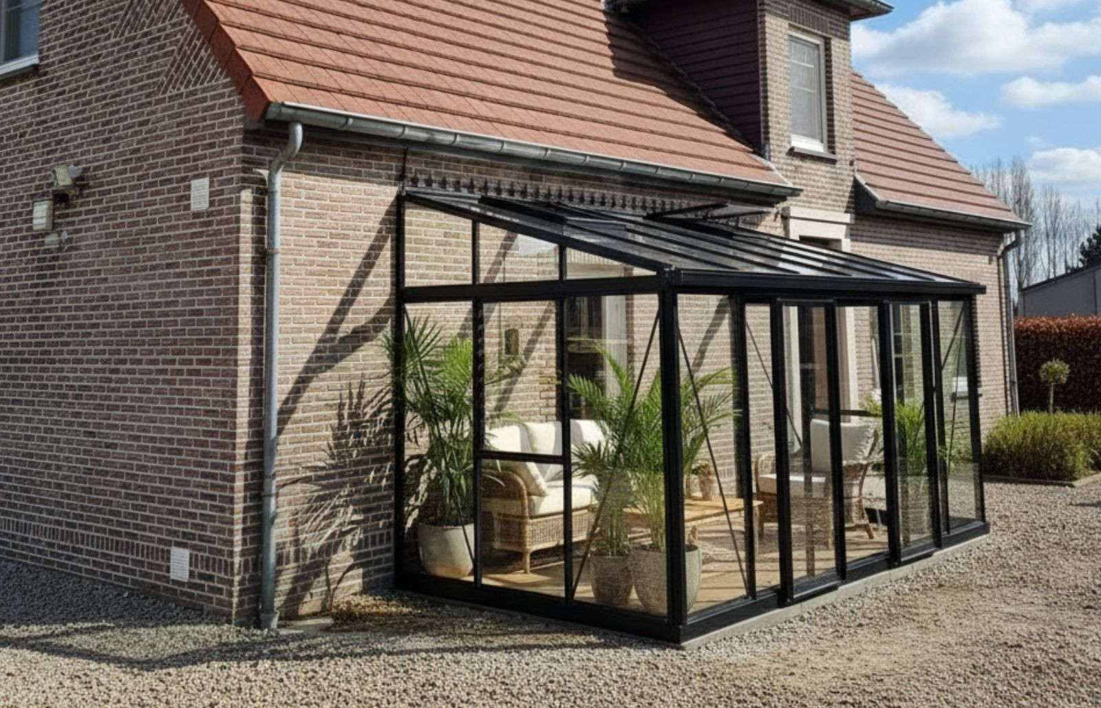 Serre en verre adossée pour un véritable espace de vie - Arcadia Plus_4