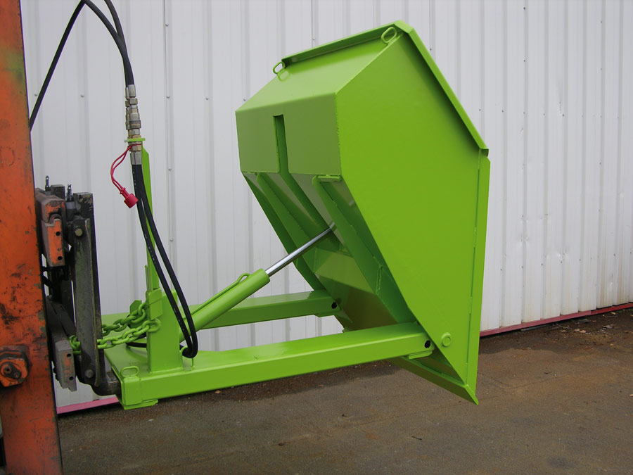 Pelle chargeuse basculement hydraulique - montage direct sur fourches - capacité 0.25 à 4 m³ - Goubard_4