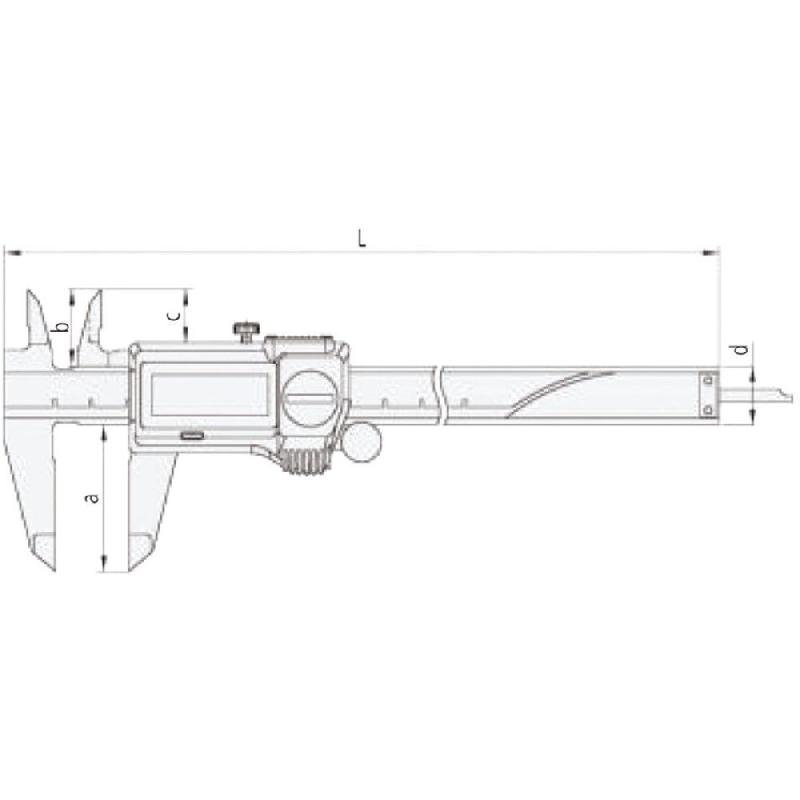 Pied à coulisse digital IP67 Mitutoyo® - 300 mm_4