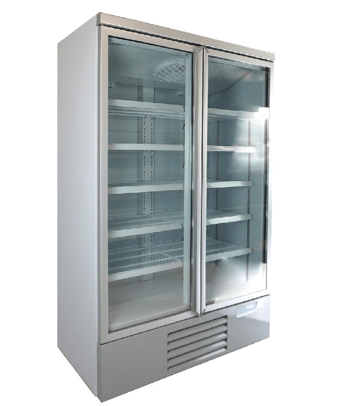 Réfrigérateur 2 portes en verre jde-1000r 7455.2200 COMBISTEEL_4