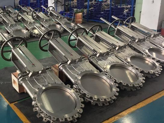 Vanne à guillotine - Meway Valves - unidirectionnelle pneumatique modèle MDQ pour applications industrielles générales_4