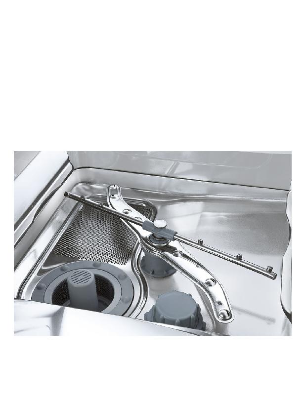 Lave-verres professionnel SMEG - Panier 50x50 cm - Double parois et pompe de vidange_4