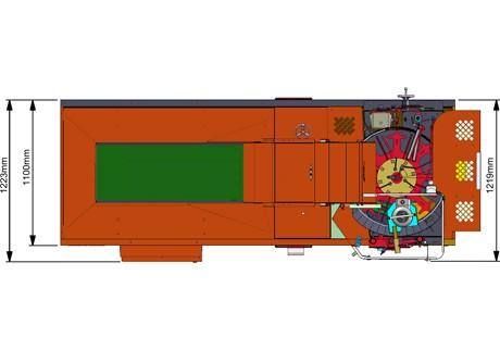 Rempoteuse avec capacité de 1.320 à 2.700 pots par heure