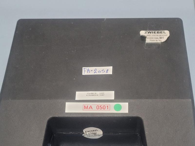 Poids d'étalonnage ZWIEBEL 1kg classe M1 INOX_4