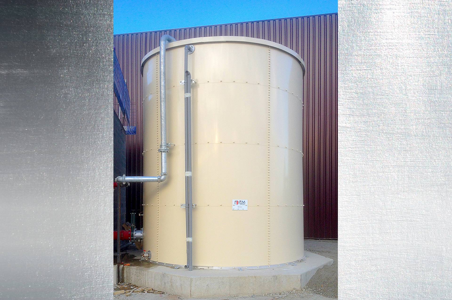 Réservoir thermolaqué incendie 540 m3 - FM TANK_4