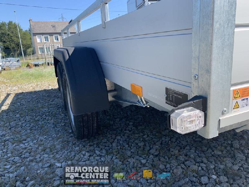Remorque freinée aluminium - MCALU - FW2000 - 2 essieux - PTAC : 2000 Kg - 305 x 153 cm - Saris - Référence K1 276 150 2700 2_4