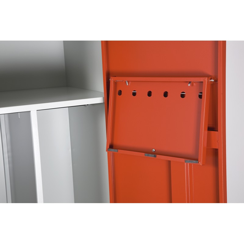 Armoire vestiaire pompiers - portes indégondables - largeurs 500 et 950mm - modèle simple ou double_4