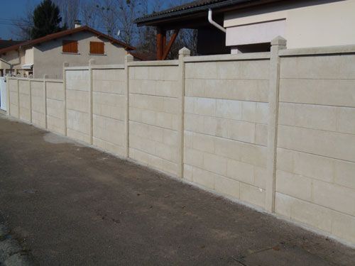 Système de clôtures en béton durable
