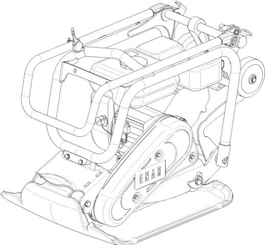Zen-e - plaques vibrantes unidirectionnelles - enar france - largeur de travail 400 ou 500 mm_4