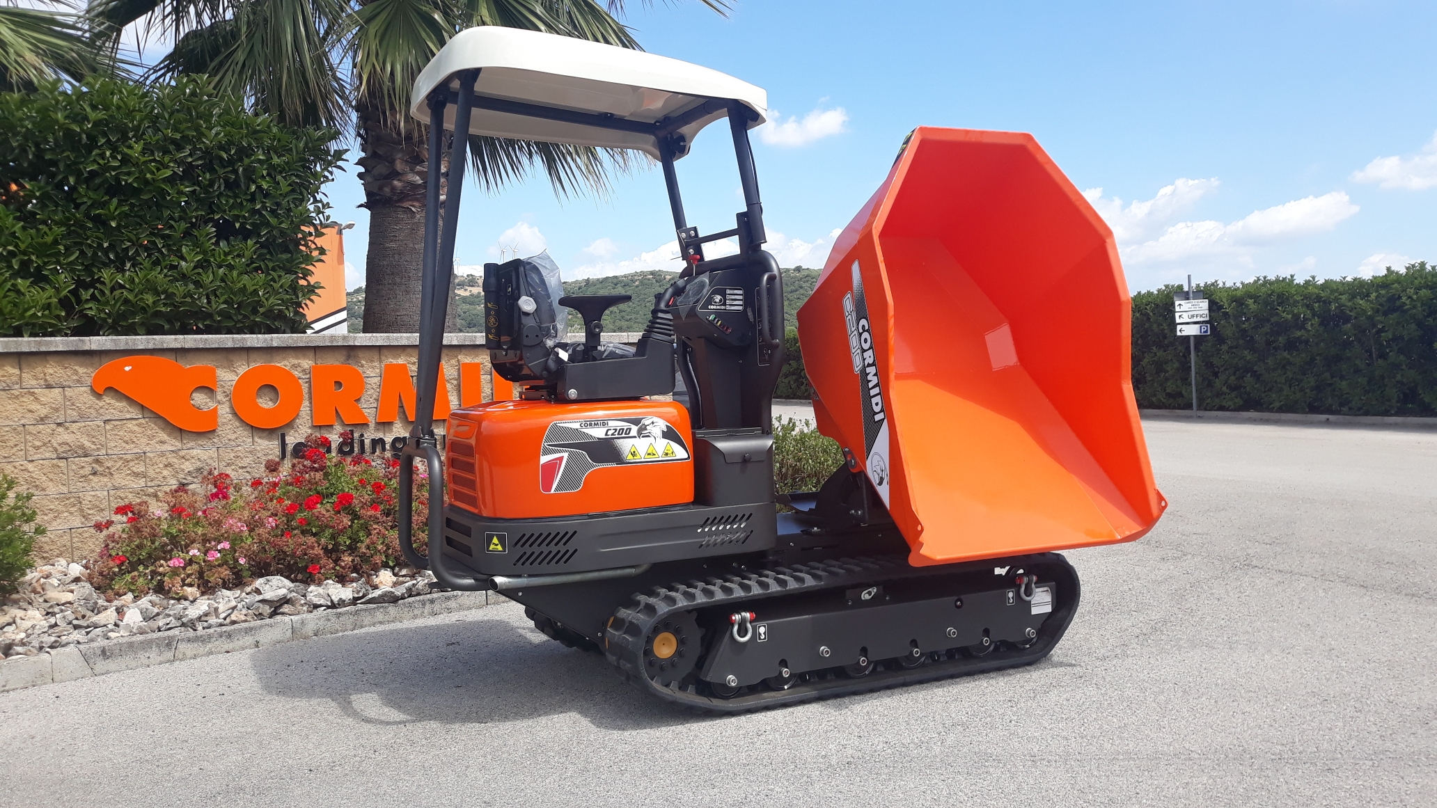 Dumper hydrostatique haute performance - capacité 2000 kg - Cormidi - idéal pour travaux de construction, jardinage et agricoles_4
