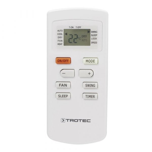 PAC 2010 E - Climatiseur monobloc mobile Trotec - Classe énergétique A - Capacité frigorifique max. 2,1 kW (7200 BTU) pour 26 m²_4